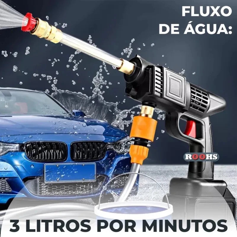 Lavadora de Alta Pressão Recarregável para Carros e Jardins
