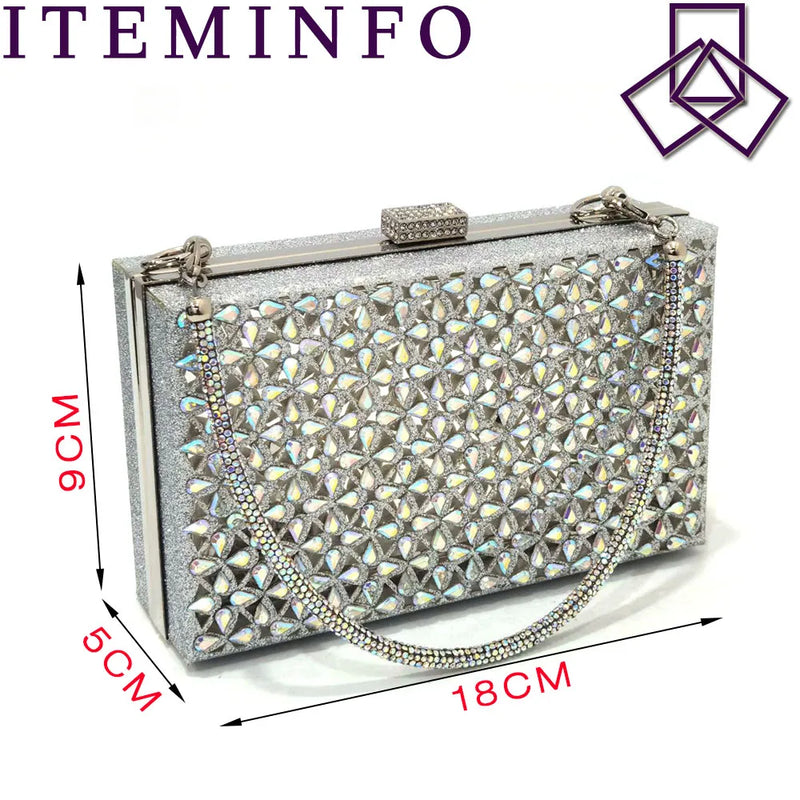 Sapato Feminino com Strass + Bolsa - Design Italiano
