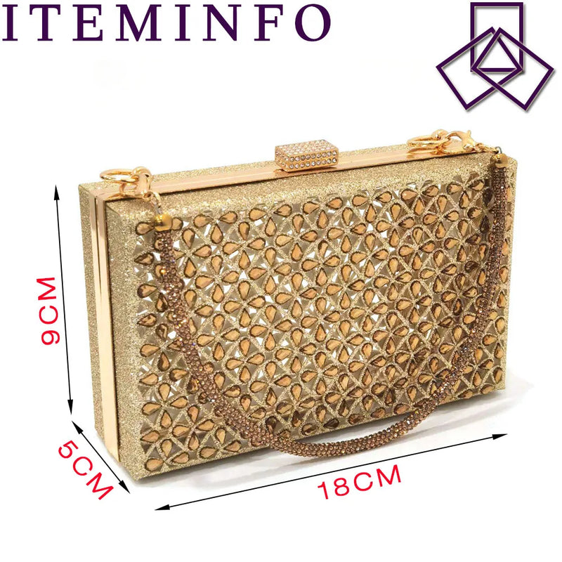 Sapato Feminino com Strass + Bolsa - Design Italiano